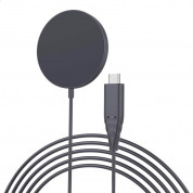 Choetech T518 Magnetic Wireless Charger 15W - поставка (пад) за безжично зареждане за iPhone с Magsafe и Qi съвместими устройства (черен)