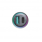 Joyroom Dual Quick Car Charger 60W - зарядно за кола с USB-A и USB-C изходи с технология за бързо зареждане (черен) 3