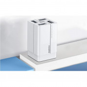 Remax 4U USB-A Wall Power Charger 3.4A (white) 4