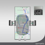 4smarts Car Holder Grabber Flex - поставка за таблото или стъклото на кола за мобилни устройства (черен) 3