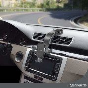 4smarts Car Holder Grabber Flex - поставка за таблото или стъклото на кола за мобилни устройства (черен) 5