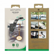 4smarts Car Holder Grabber Flex - поставка за таблото или стъклото на кола за мобилни устройства (черен) 7