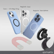 4smarts Car Holder Magnet Flex - магнитна поставка за таблото или стъклото на кола за iPhone с MagSafe (черен) 2