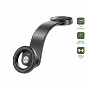 4smarts Car Holder Magnet Flex - магнитна поставка за таблото или стъклото на кола за iPhone с MagSafe (черен)