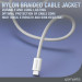 4smarts USB-C to USB-C RollUp Magnetic Cable 100W - здрав кабел с вграден магнитен органайзер за устройства с USB-C порт (150 см) (бял) 10