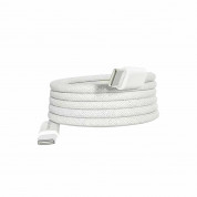 4smarts USB-C to USB-C RollUp Magnetic Cable 100W (150 cm) (white) 2