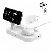 4smarts Qi2 Charging Station Trident (white)