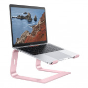 Omoton Laptop Stand L2 - настолна алуминиева поставка за MacBook и лаптопи (розов)