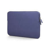 Trunk Textile Neoprene Laptop Sleeve - удароустойчив неопренов калъф за Macbook Pro 13 и Macbook Air 13 (от модел 2017 и по-нов) (тъмносин) 1