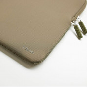 Trunk Textile Neoprene Laptop Sleeve - удароустойчив неопренов калъф за Macbook Pro 13 и Macbook Air 13 (от модел 2017 и по-нов) (тъмнозелен) 4