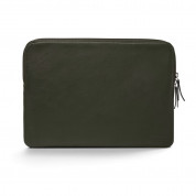 Trunk Leather Laptop Sleeve - кожен калъф (естествена кожа) за Macbook Pro 13 (модели 2017 и по-нови) (зелен) 1