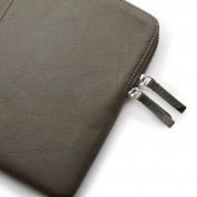 Trunk Leather Laptop Sleeve - кожен калъф (естествена кожа) за Macbook Pro 13 (модели 2017 и по-нови) (зелен) 7