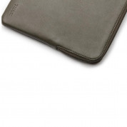 Trunk Leather Laptop Sleeve - кожен калъф (естествена кожа) за Macbook Pro 13 (модели 2017 и по-нови) (зелен) 6