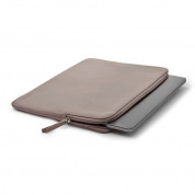 Trunk Leather Laptop Sleeve - кожен калъф (естествена кожа) за Macbook Pro 13 (модели 2017 и по-нови) (розов) 3
