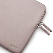 Trunk Leather Laptop Sleeve - кожен калъф (естествена кожа) за Macbook Pro 13 (модели 2017 и по-нови) (розов) 5