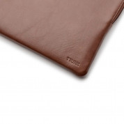 Trunk Leather Laptop Sleeve - кожен калъф (естествена кожа) за Macbook Pro 13 (модели 2017 и по-нови) (кафяв) 5