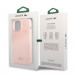 Lacoste Liquid Silicone Glossy Printing Logo Case - дизайнерски силиконов калъф за iPhone 13 Pro (розов)  6