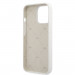 Lacoste Liquid Silicone Glossy Allover Pattern Case - дизайнерски силиконов калъф за iPhone 13 Pro Max (бял)  5