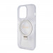 Guess IML Ringstand Glitter MagSafe Case - хибриден удароустойчив кейс с MagSafe за iPhone 15 Pro (прозрачен) 6