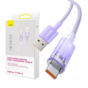 Baseus Explorer USB-A to USB-C Cable 100W (CATS010505) (100 cm) (purple)