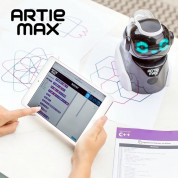 Learning Resources Artie Max Coding Robot - интерактивен програмируем робот за рисуване (черен-бял) 7