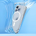 Benks Magnetic Crystal Case - хибриден удароустойчив кейс с MagSafe за iPhone 15 (прозрачен) 5