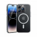 Benks Magnetic Crystal Case - хибриден удароустойчив кейс с MagSafe за iPhone 15 Pro (прозрачен) 1
