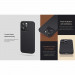 Benks Magnetic Leather MagSafe Case - кожен кейс с MagSafe за iPhone 15 Pro (черен) 4