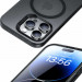 Benks Magnetic Lucid Case - хибриден удароустойчив кейс с MagSafe за iPhone 15 (черен) 2