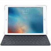 Apple Smart Keyboard Folio CZK - оригинален полиуретанов калъф, клавиатура и поставка за iPad Pro 9.7 (2016) (черен)