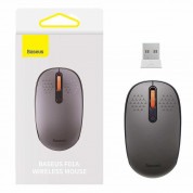 Baseus Wireless Mouse 2.4Ghz - ергономична безжична мишка (за Mac и PC) (сив) 3