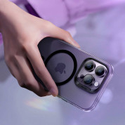 Benks Magnetic Lucid Case - хибриден удароустойчив кейс с MagSafe за iPhone 15 Pro (бял) 1