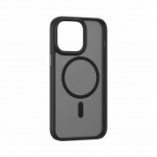 Benks Magnetic Mist Metal Frame Case - хибриден удароустойчив кейс с MagSafe за iPhone 15 Pro Max (черен) 3
