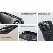 Benks Magnetic Montage Kevlar Case 600D and 1500D for iPhone 15 Pro (black) 6