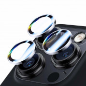 Benks Warrior Tempered Glass Camera Lens Protector - предпазни стъклени лещи за камерата на iPhone 15 Pro, iPhone 15 Pro Max (прозрачен) 1