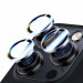 Benks Warrior Tempered Glass Camera Lens Protector - предпазни стъклени лещи за камерата на iPhone 15 Pro, iPhone 15 Pro Max (прозрачен) 2