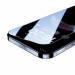 Benks Ultra Shield HD Tempered Glass - стъклено защитно покритие за дисплея на дисплея на iPhone 15, iPhone 14 Pro (черен-прозрачен)  3