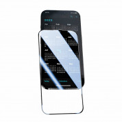 Benks Ultra Shield HD Tempered Glass - стъклено защитно покритие за дисплея на дисплея на iPhone 15 Plus, iPhone 14 Pro Max (черен-прозрачен)  1