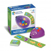 Learning Resources Code And Go Robot Mouse - интерактивен програмируем робот (лилав)