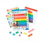 Learning Resources Rainbow Fraction Tiles With Tray - комплект детска игра за смятане (51 части)