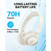 Anker Soundcore H30i Wireless On-Ear Headphones - безжични блуту слушалки за мобилни устройства (бял)  1