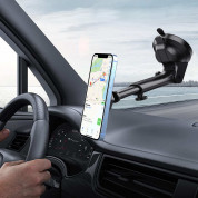 TT Magnetic Car Holder CHM01 - магнитна поставка за таблото или стъклото на кола за iPhone с MagSafe (черен) 2