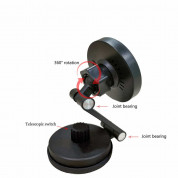 TT Magnetic Car Holder LE-07 - магнитна поставка за кола за iPhone с Magsafe (черен) 3