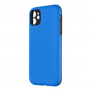 OBALME NetShield Hybrid Case - хибриден  удароустойчив кейс за iPhone 11 (син)