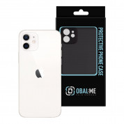 OBALME NetShield Hybrid Case - хибриден  удароустойчив кейс за iPhone 12 (черен) 2