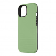 OBALME NetShield Hybrid Case - хибриден удароустойчив кейс за iPhone 15 (зелен)