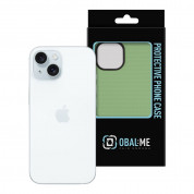 OBALME NetShield Hybrid Case - хибриден удароустойчив кейс за iPhone 15 (зелен) 2