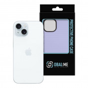 OBALME NetShield Hybrid Case - хибриден удароустойчив кейс за iPhone 15 (лилав) 2