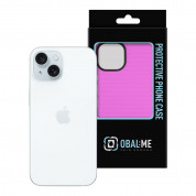 OBALME NetShield Hybrid Case - хибриден удароустойчив кейс за iPhone 15 (светлолилав) 2