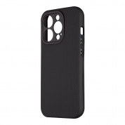 OBALME NetShield Hybrid Case - хибриден  удароустойчив кейс за iPhone 15 Pro (черен)